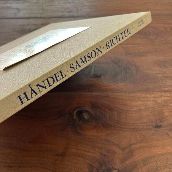 G.F. Händel Samson Karl Richter 4xVinyl LP Box Set 1968 Archiv Produktion - Picture 3 of 14